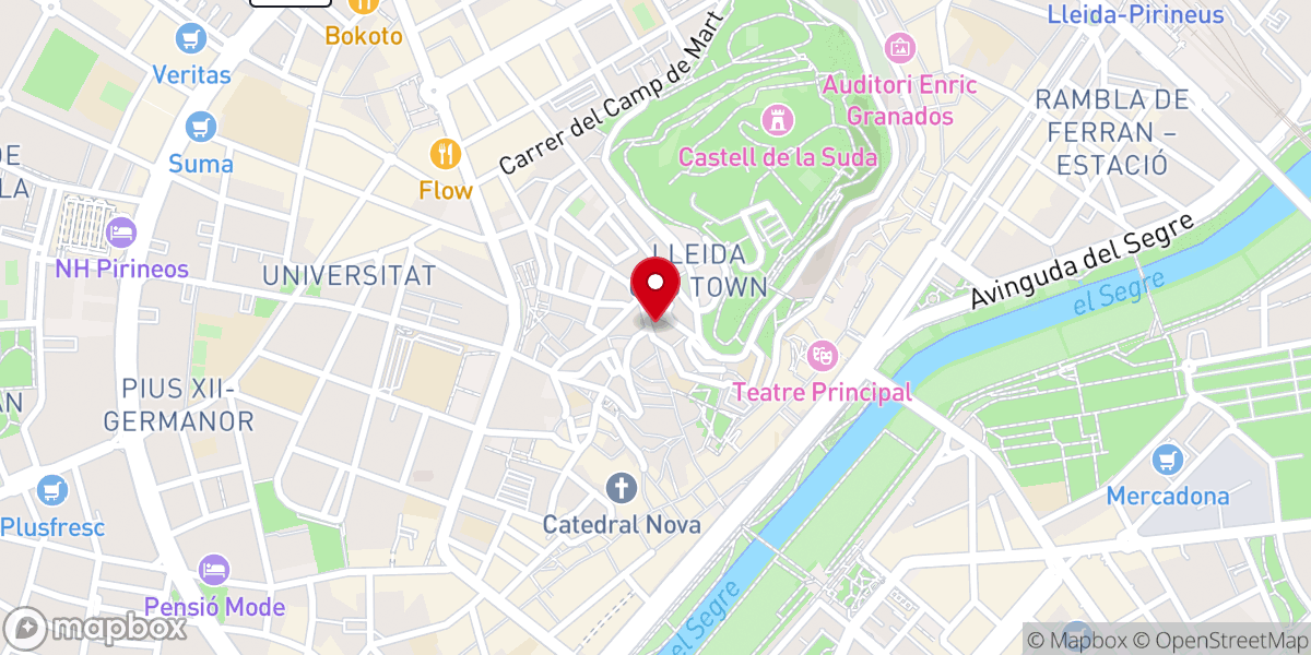 Map showing location of Parroquia de San Andrés