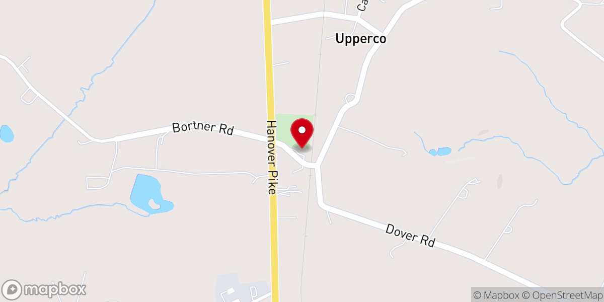 Map showing location of Saint Pauls Lutheran Church
