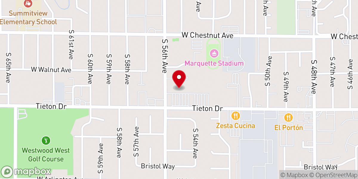 Map showing location of Holy Family Catholic Church