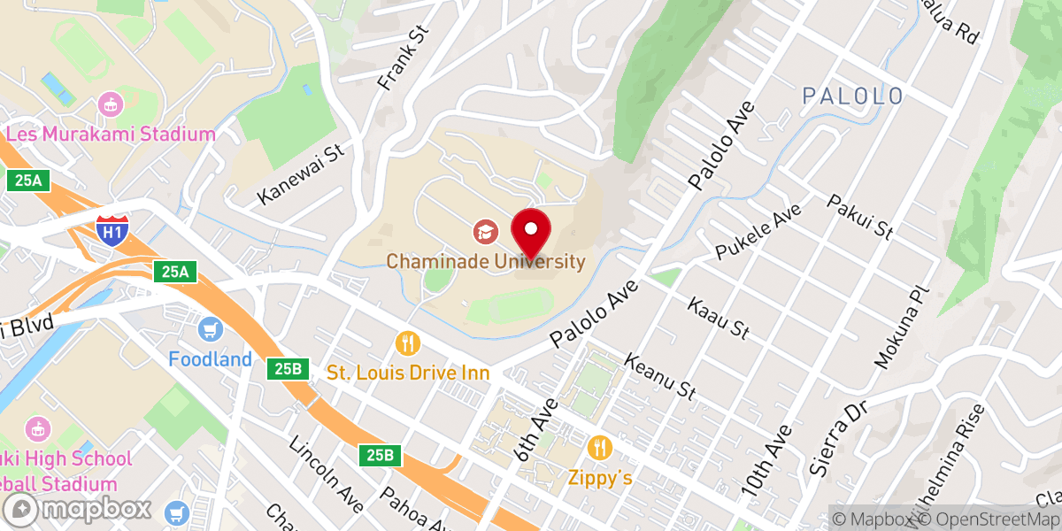 Map showing location of Mystical Rose Oratory