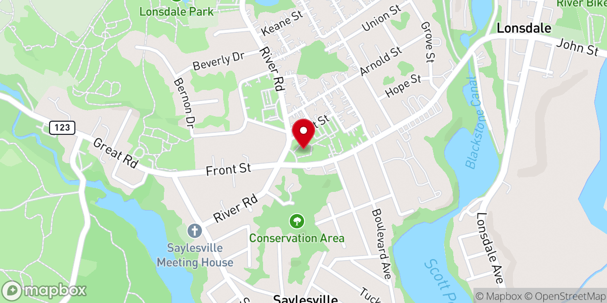 Map showing location of St Jude Catholic Church