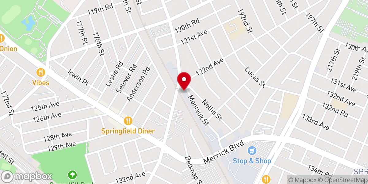 Map showing location of Zion Mission Church of Christ