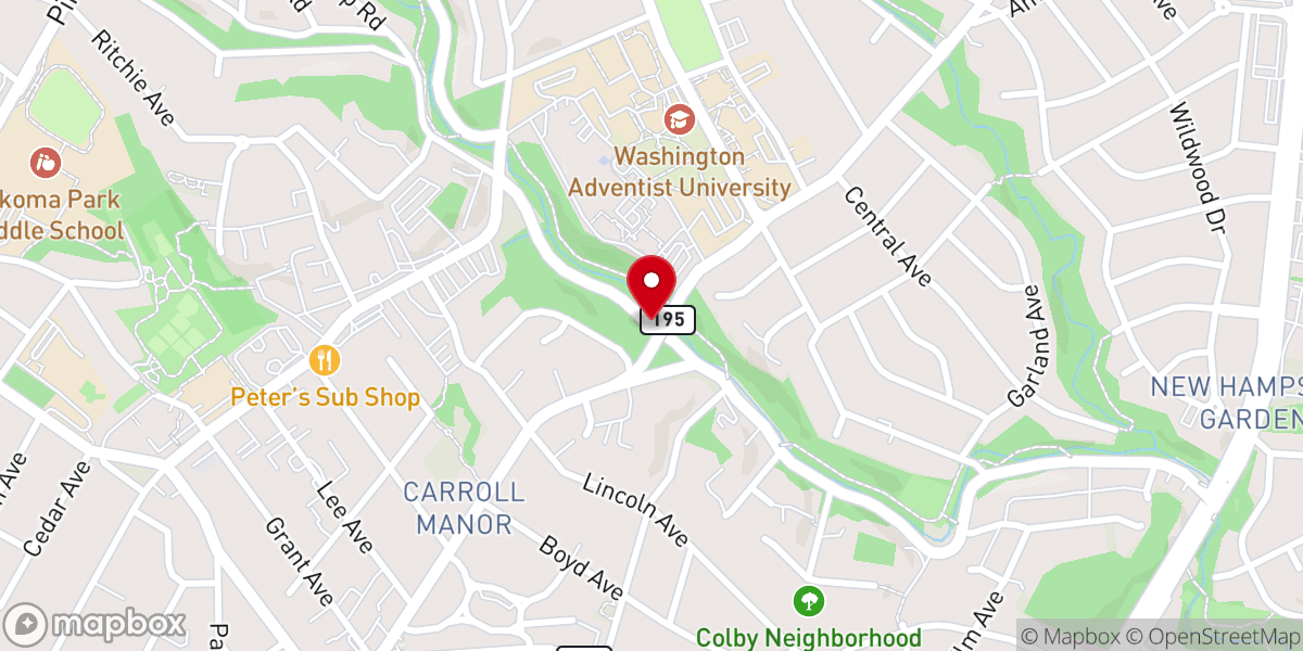 Map showing location of Iglesia Cristiana Canaan Defensores