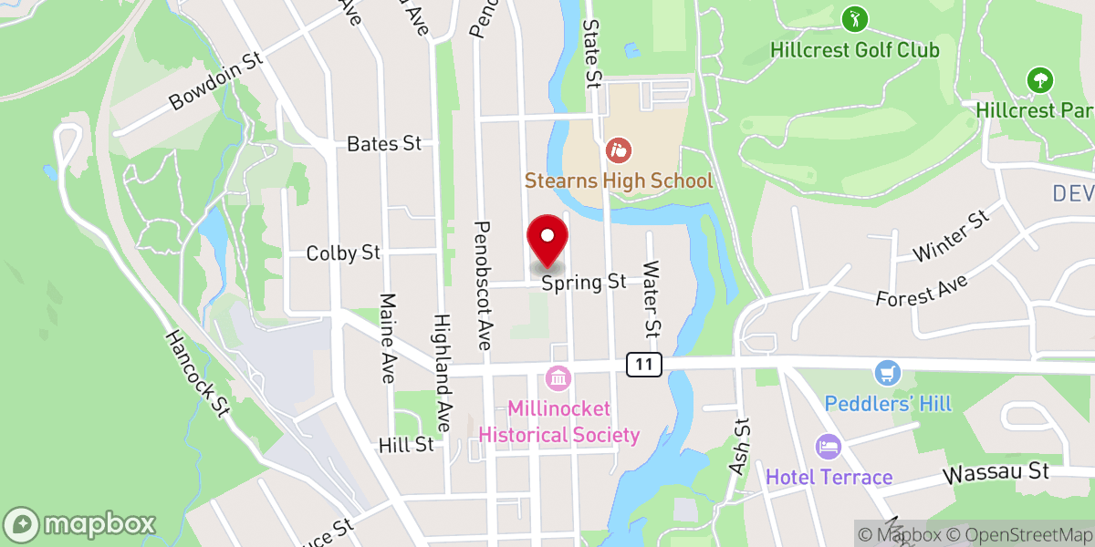 Map showing location of I Care Ministries