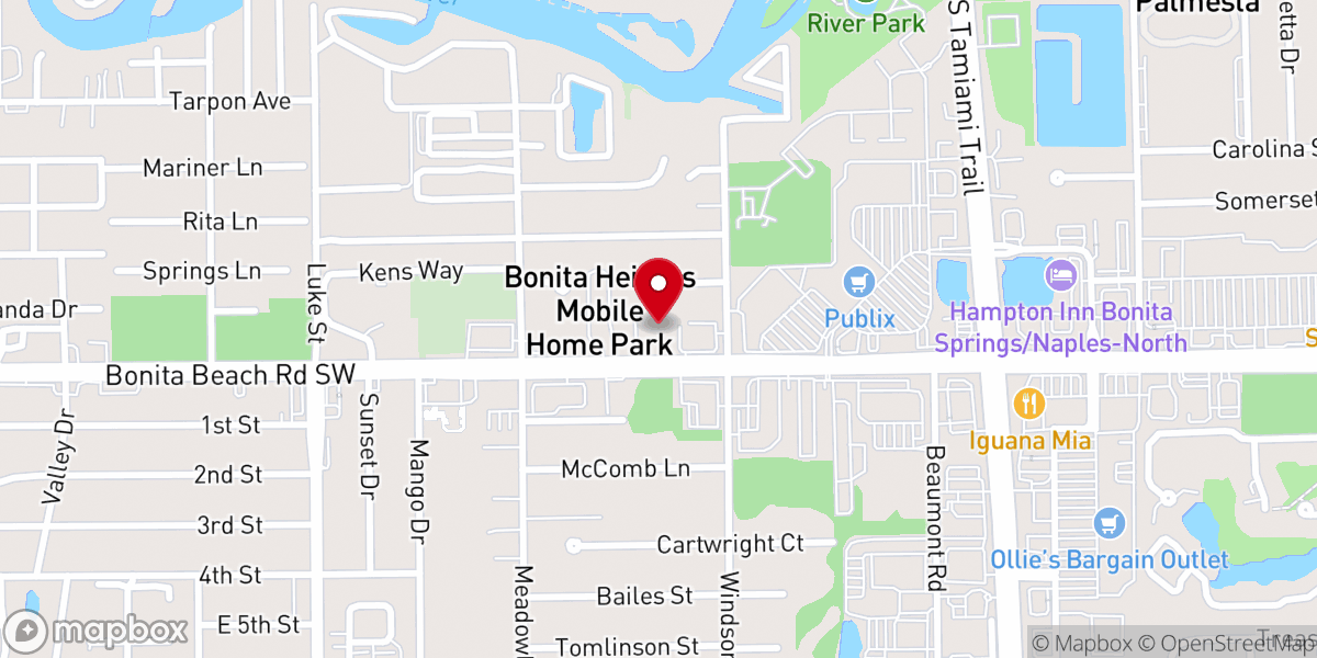 Map showing location of Ministerio Kairos Shekinah