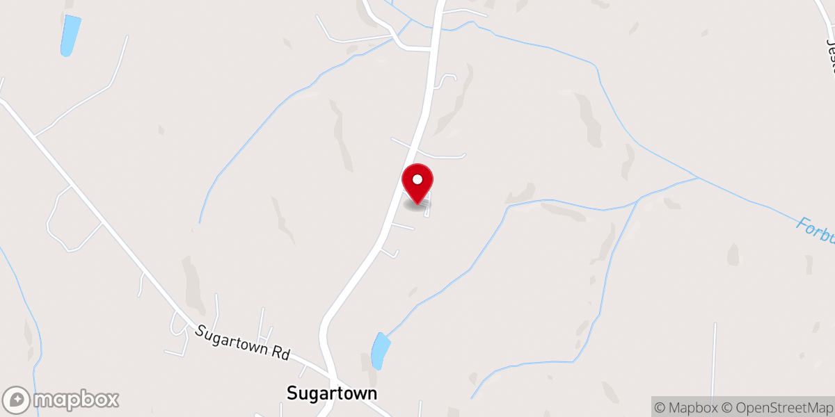 Map showing location of Yadkinville Congregation