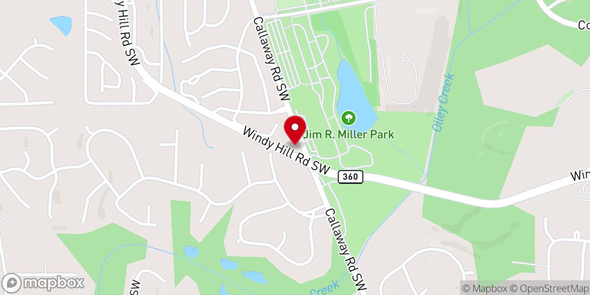 Map showing location of Missionary Church Assembly of God