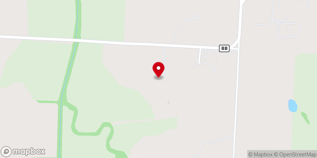 Map showing location of Abundant Life Warrensburg Church House