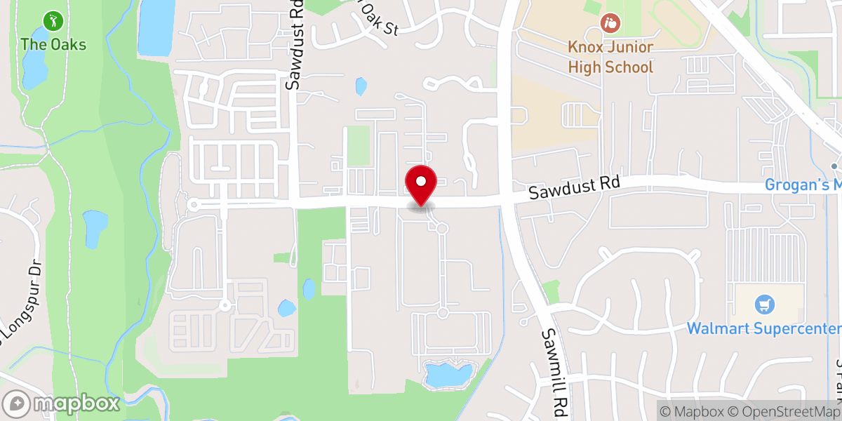 Map showing location of Faith Covenent Fellowship of the Woodlands Church