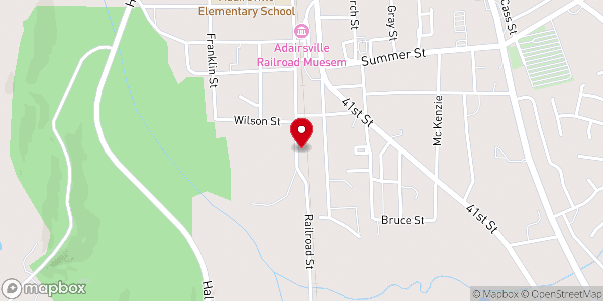 Map showing location of Kaigler's Chapel United Methodist Church