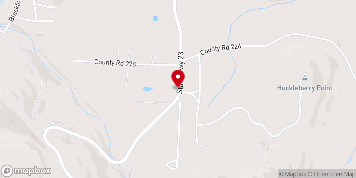 Map showing location of Full Faith Ministries