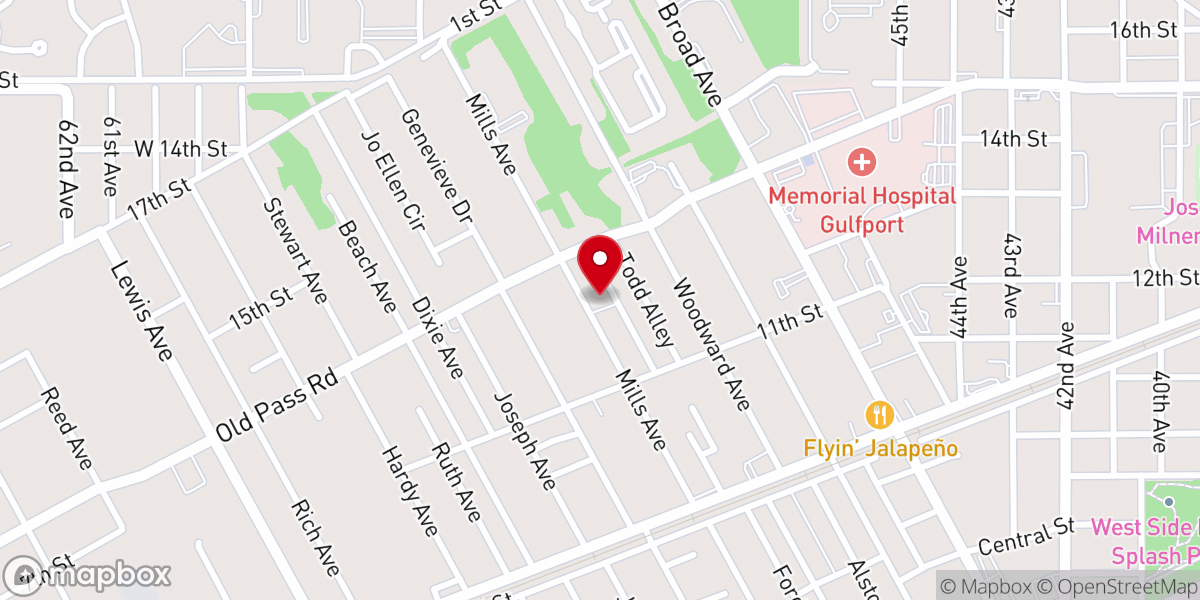 Map showing location of Haven Chapel