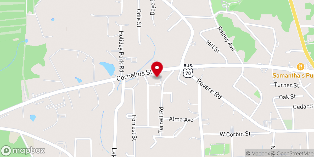 Map showing location of Crosslink Church - Hillsborough