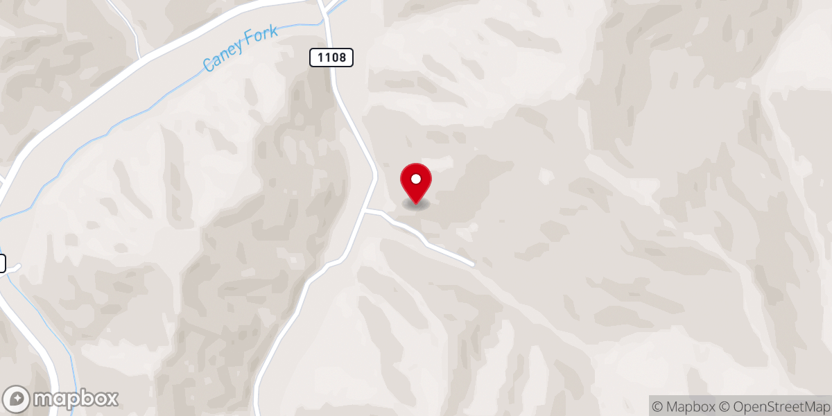 Map showing location of Hollybush Church
