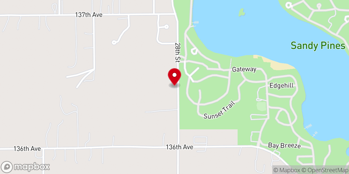 Map showing location of Salem Indian Mission