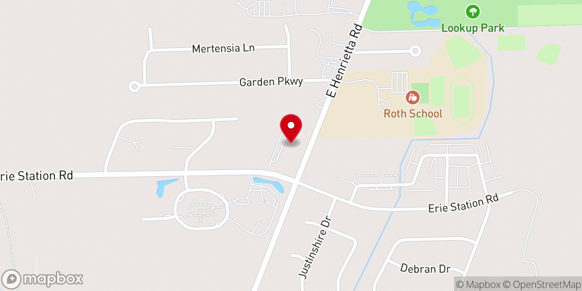 Map showing location of Calvary Community Church