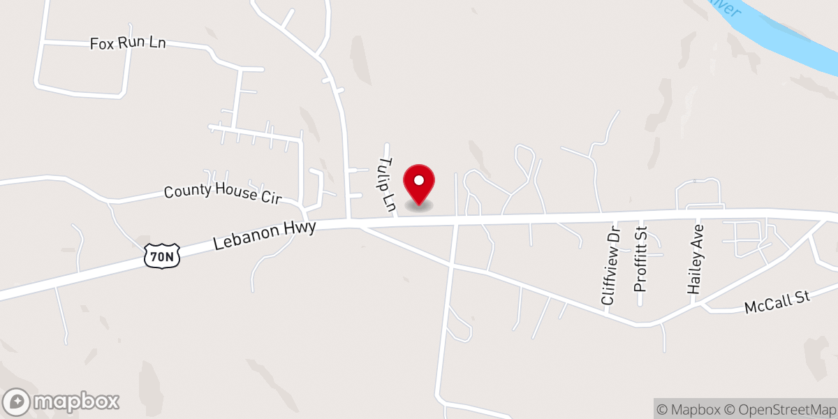 Map showing location of Abundant Harvest Worship Center