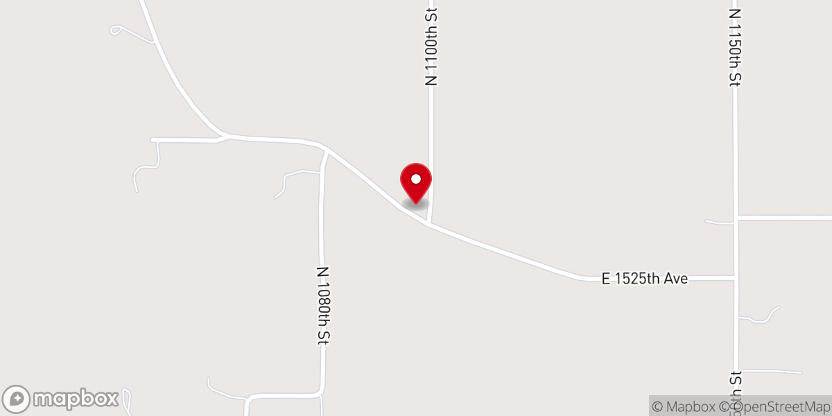 Map showing location of Grand Prairie Church