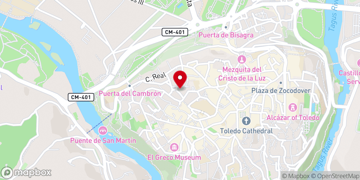 Map showing location of Iglesia de Sta. Eulalia, San Marcos y San Torcuato