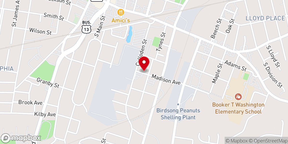 Map showing location of Jackson Memorial Redeemed Apostolic Church Of Christ