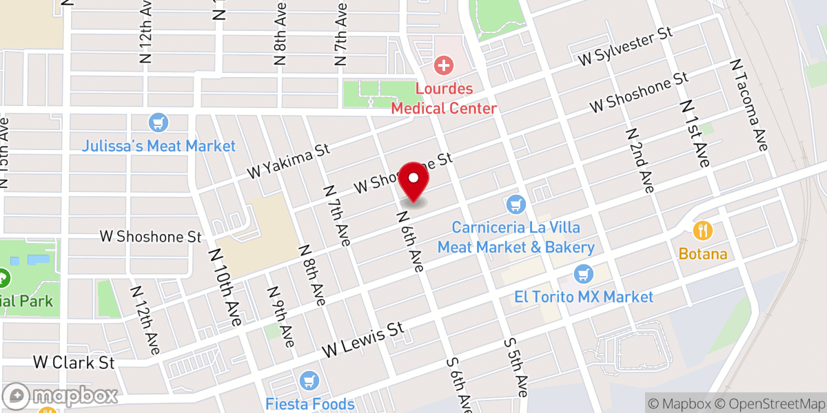 Map showing location of St Nectarios Greek Orthodox Church