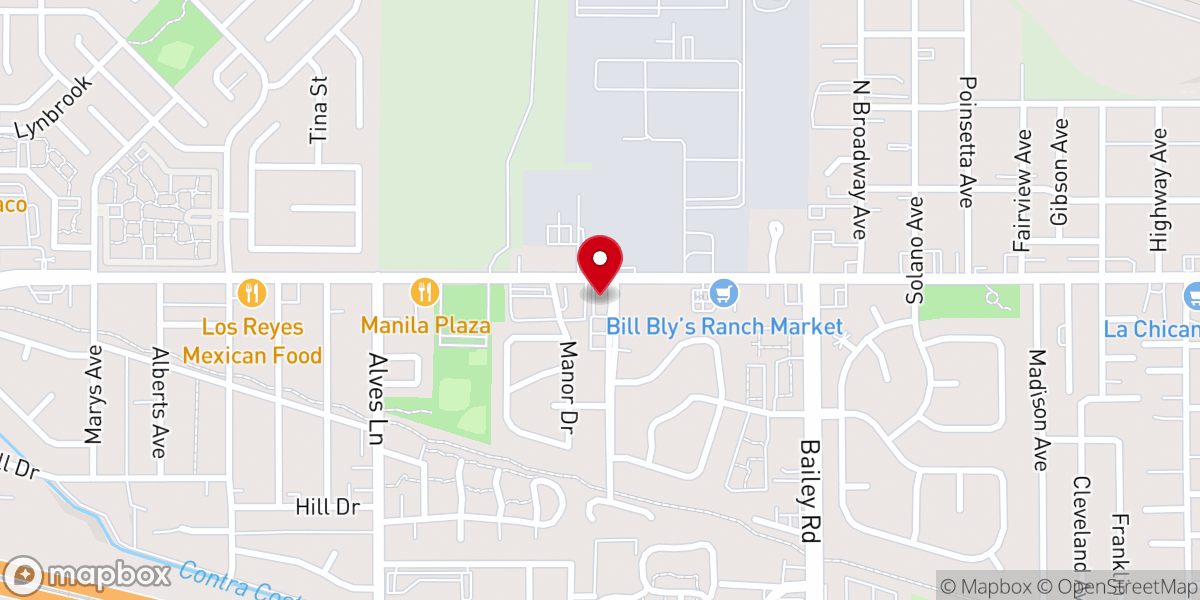 Map showing location of First AME Community Church