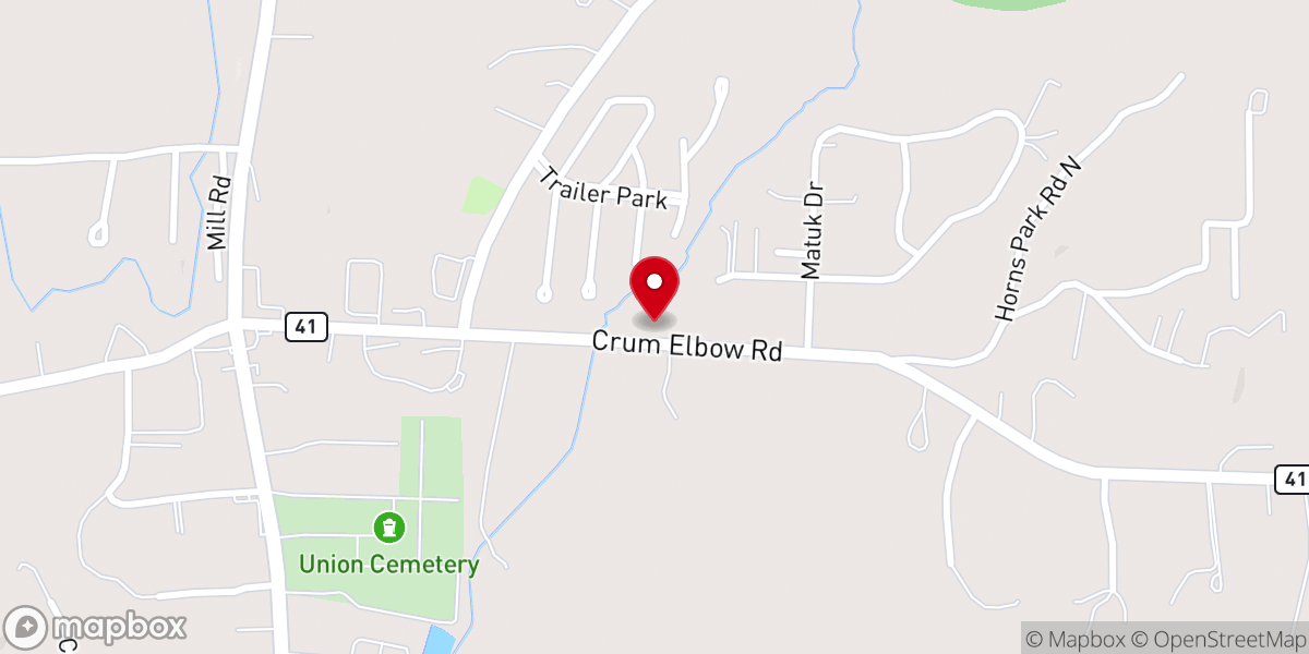 Map showing location of Hyde Park Baptist Church