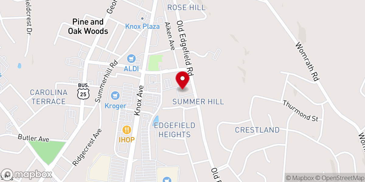 Map showing location of Our Lady of Peace Catholic Church