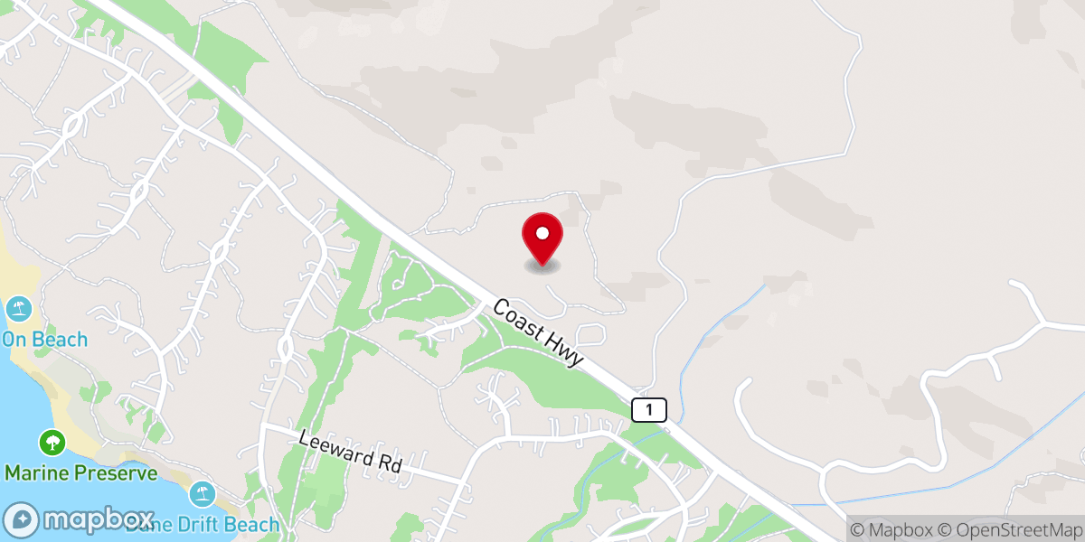 Map showing location of Sea Ranch Chapel
