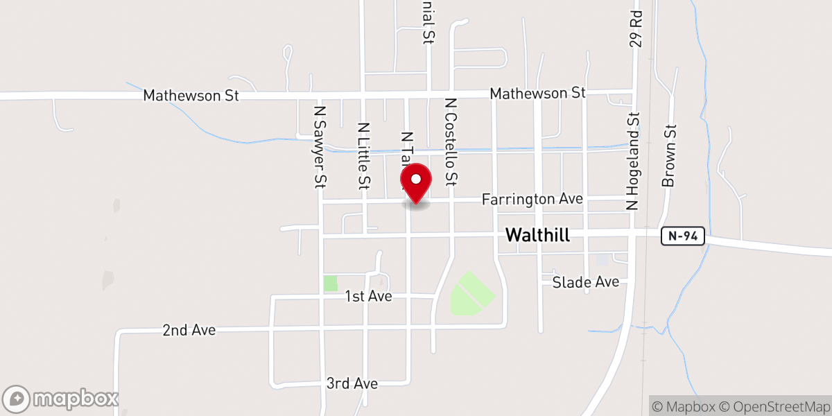 Map showing location of First United Methodist Church