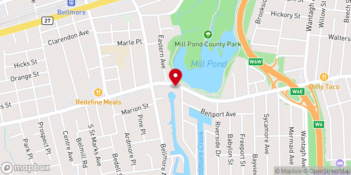 Map showing location of Neighborhood Assembly of God