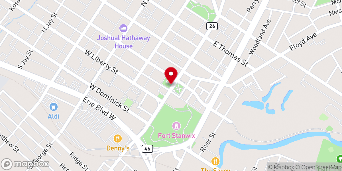 Map showing location of Adrienne Frances Ministries
