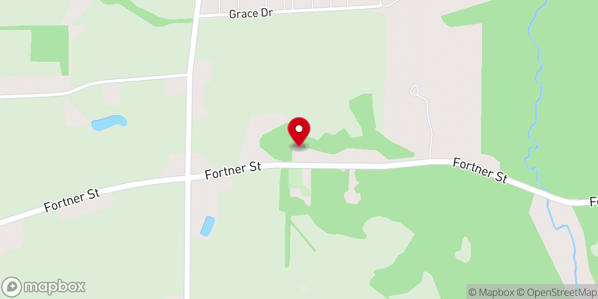 Map showing location of Peyton's Chapel