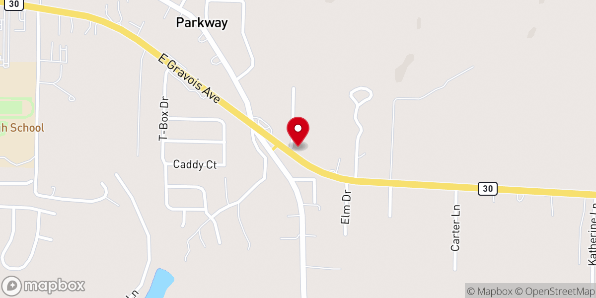 Map showing location of Christ Chapel