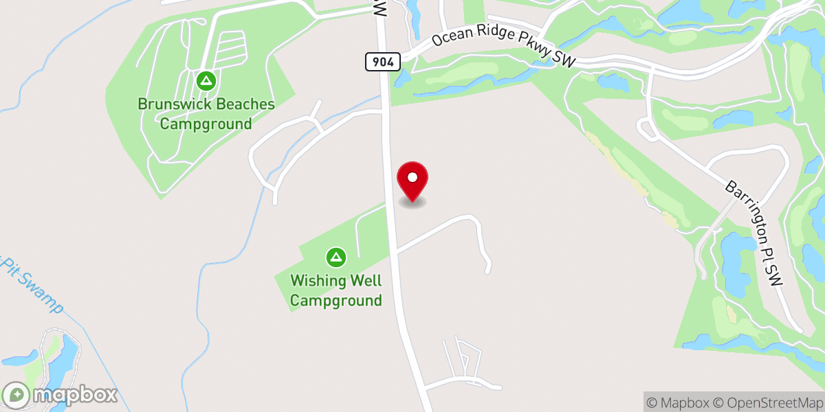 Map showing location of Seaside Christian Fellowship Church