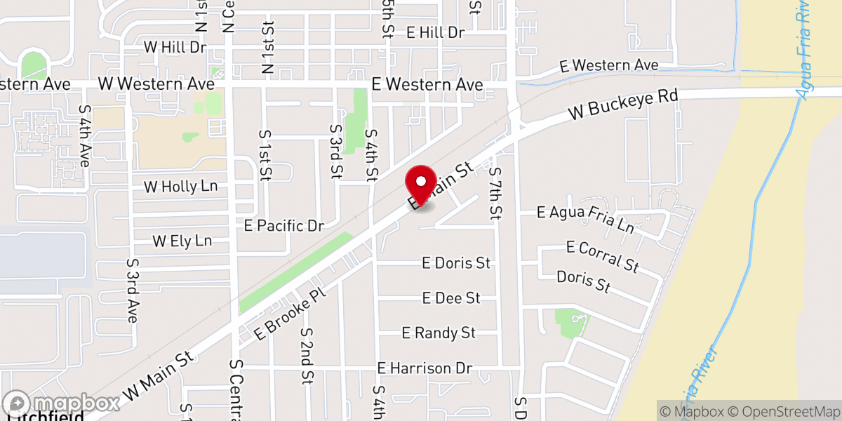 Map showing location of Trinity Ministries House of Prayer