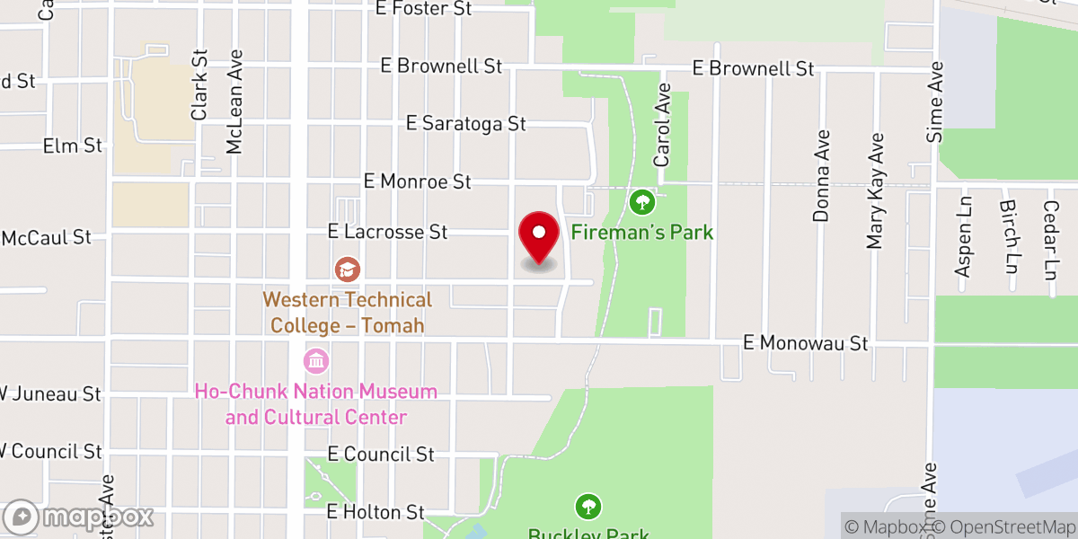 Map showing location of Waterbrook Community Bible Church