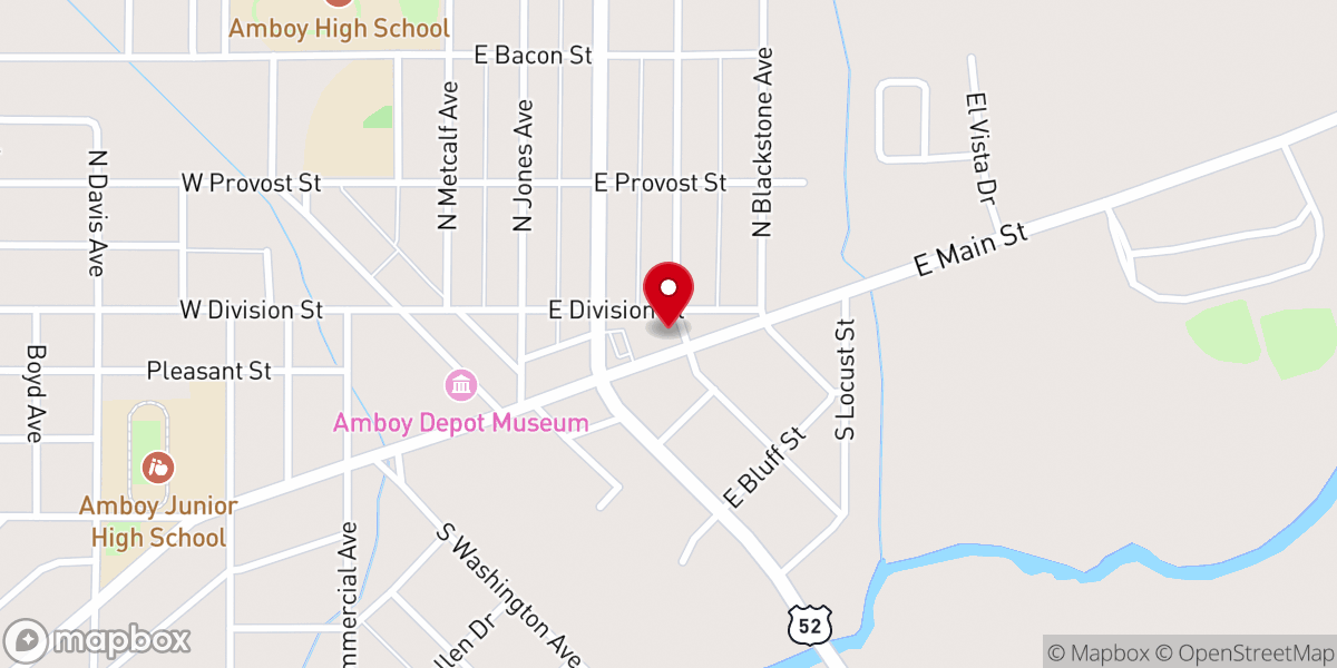 Map showing location of United First Church
