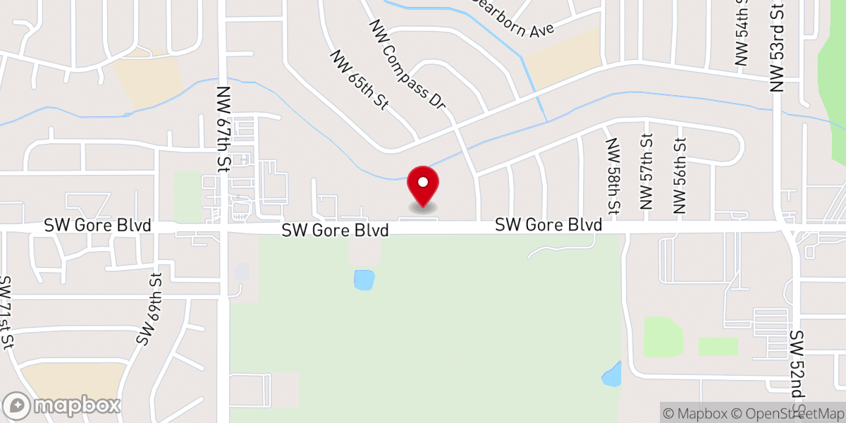 Map showing location of H Gh Hq Pentecostal Church