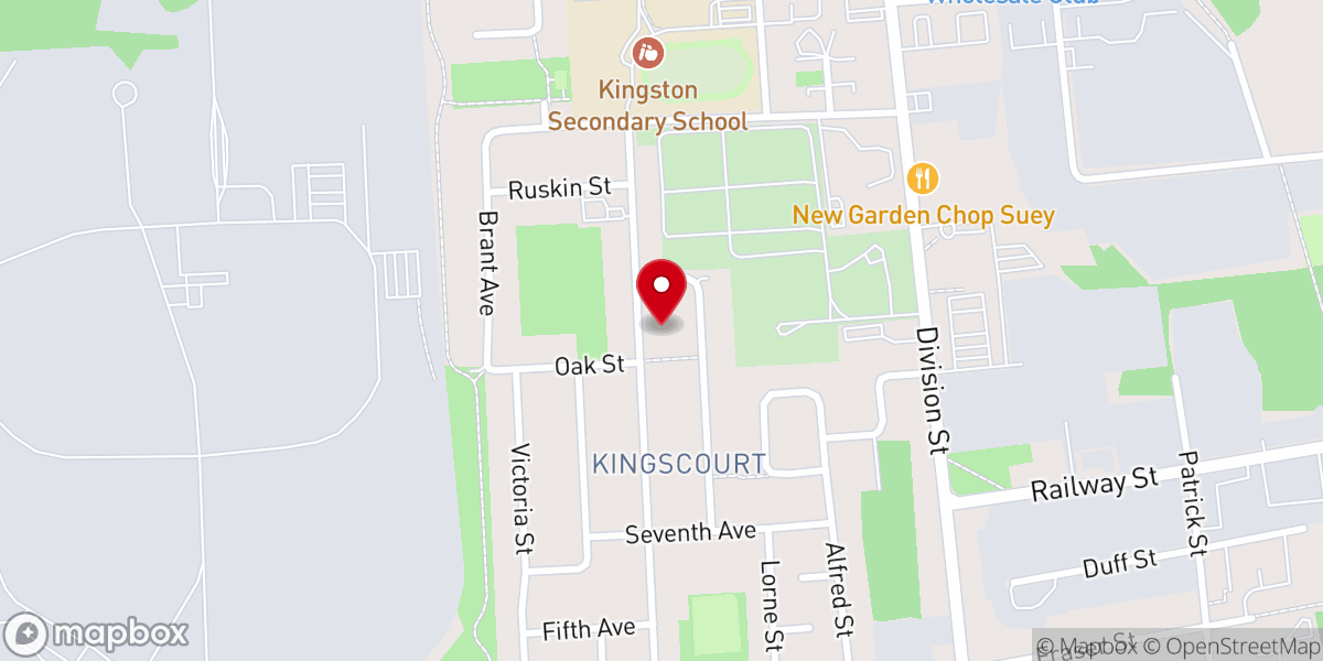Map showing location of Kingscourt Free Methodist Church (FMC)