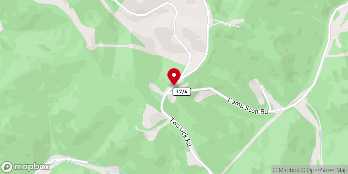 Map showing location of Elizabeth Chapel