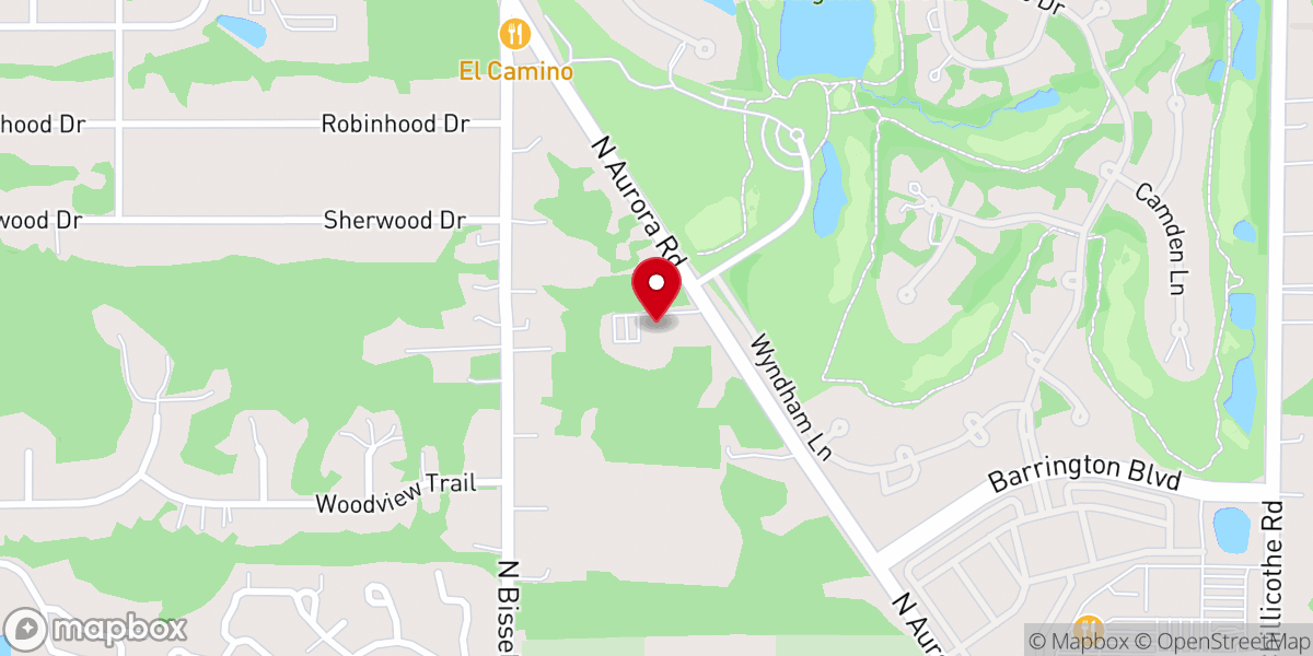 Map showing location of Awakening Church