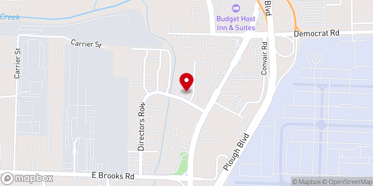 Map showing location of Church at Memphis