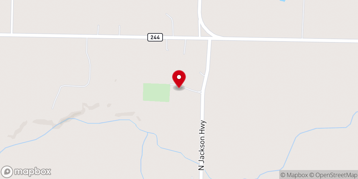 Map showing location of Weddington Church