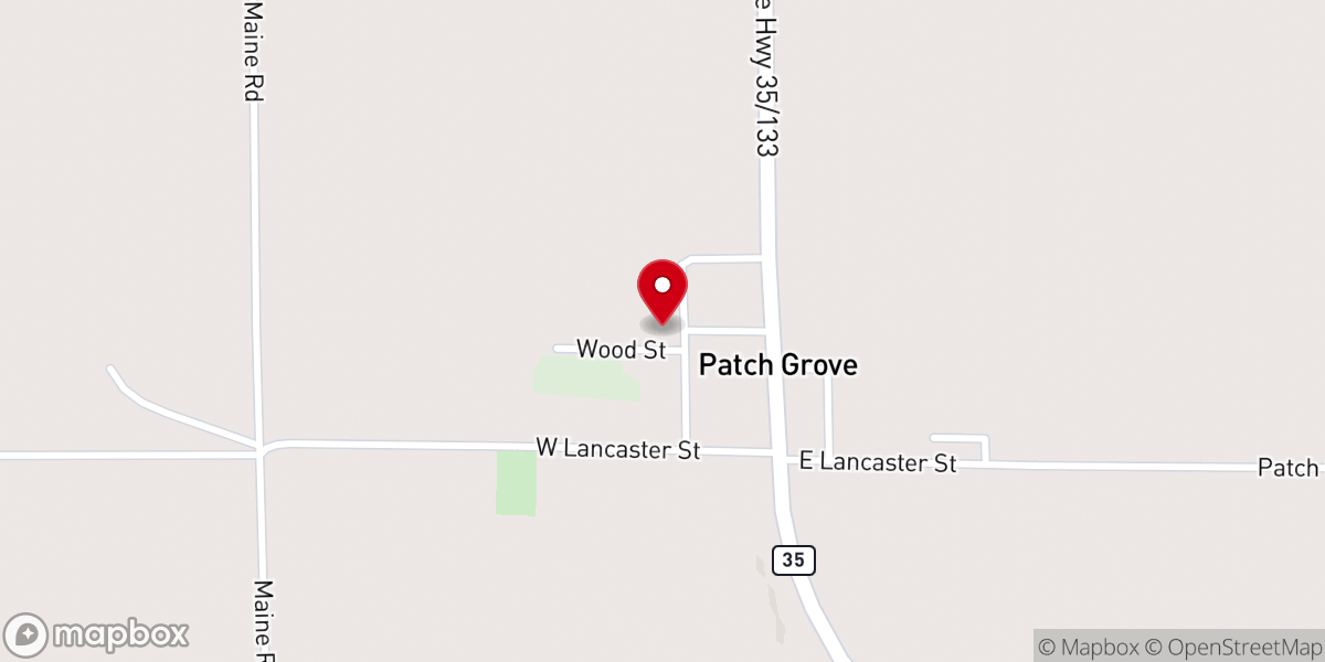 Map showing location of St John the Evangelist Catholic Church