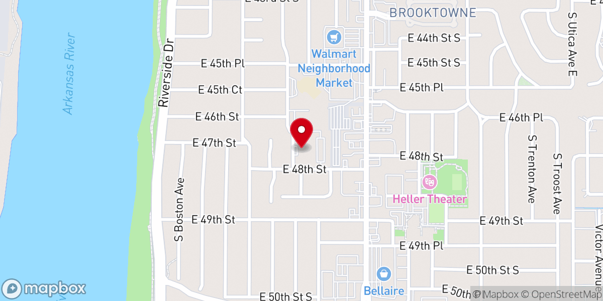 Map showing location of Christ The King Miracle Church
