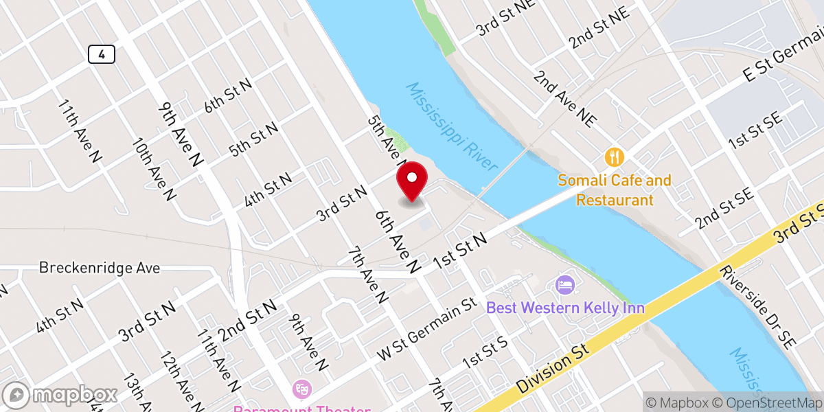Map showing location of Vincentian House Congregation