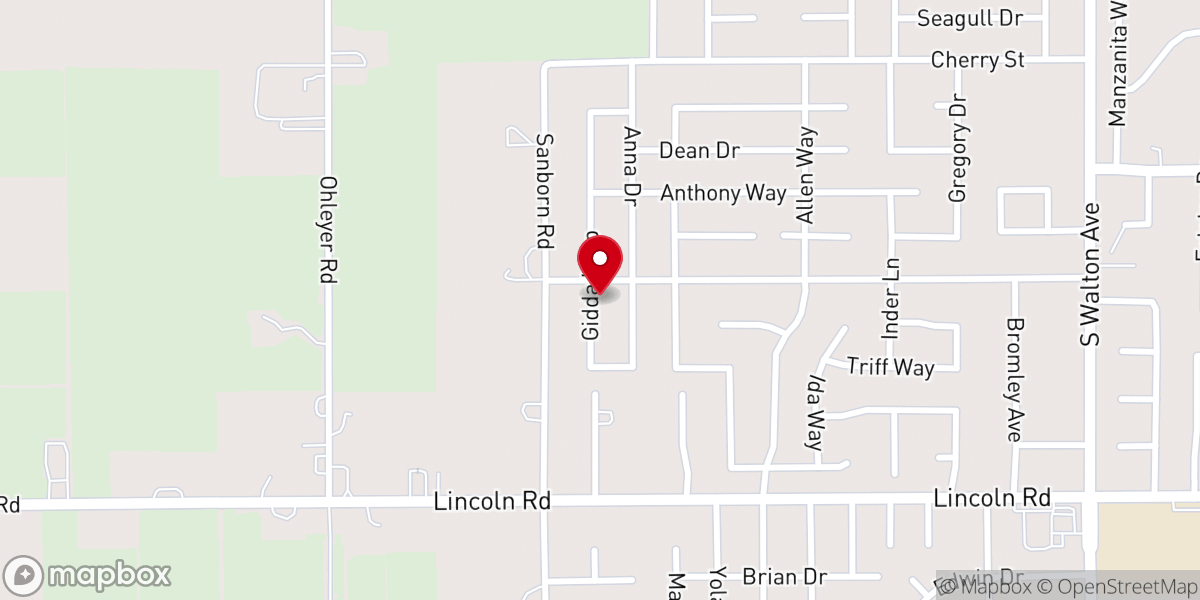 Map showing location of The Father's House- Yuba City