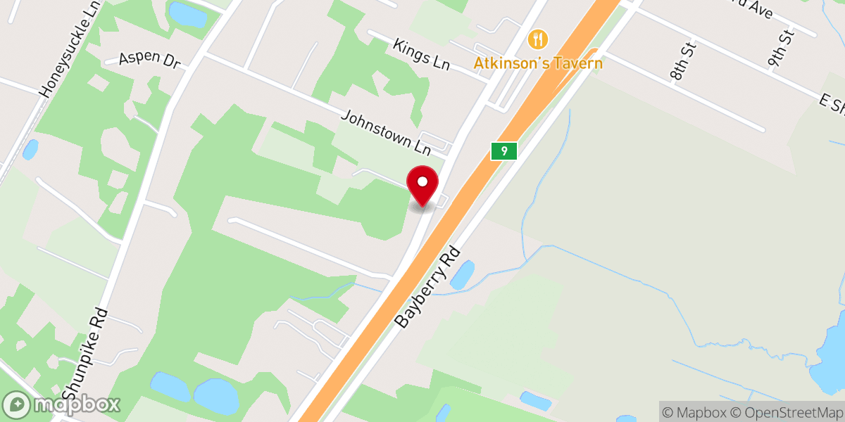 Map showing location of First Baptist Church of Cape May Mission House