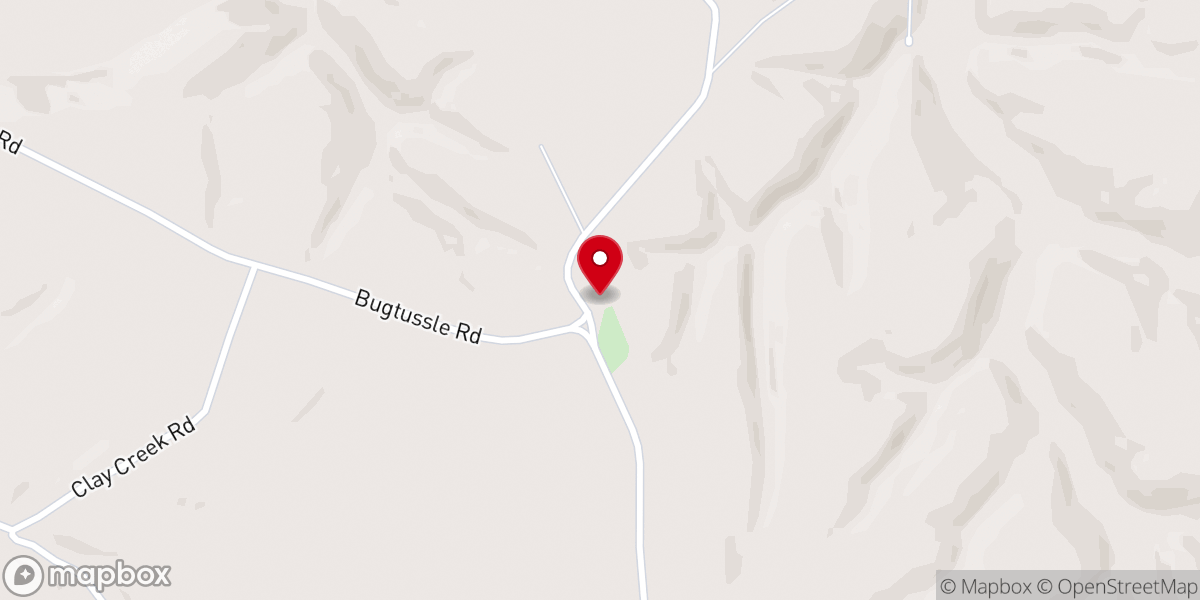Map showing location of Old Rocky Hill Church